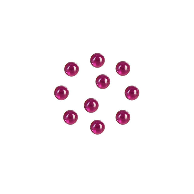紅寶石霧化珠 - 3mm / 10顆