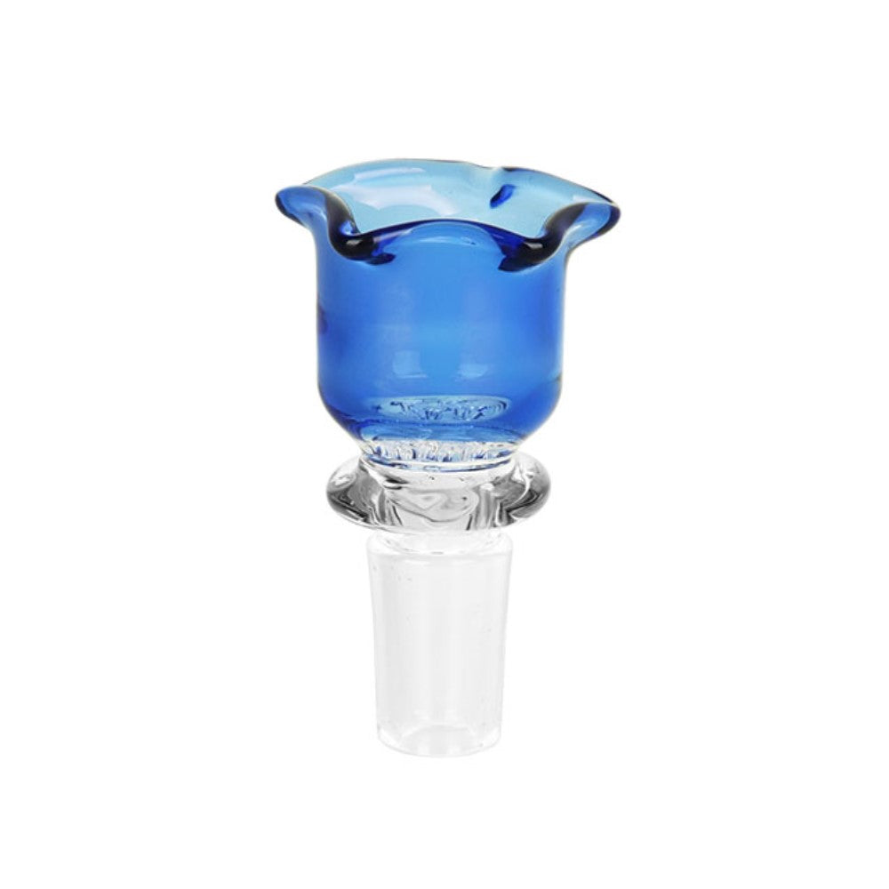 Blissful Blossom Herb Slide w/ Screen - 14mm M/ Clrs Vry