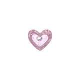 9CT DISPLAY - Pulsar Heart-Shaped Bowl Herb Slide - 14mm M / Pink