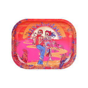 Grateful Dead x Pulsar 迷你金屬捲菸盤 - 日落之舞 / 7"x5.5"