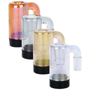 Pulsar Electroplated Glass Oil Reclaimer | 2.75" | 14mm | Assorted Colors | 4ct Bundle