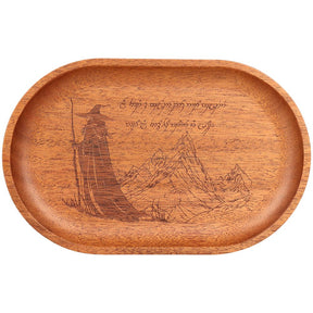 Bandejas de madera de caoba Pulsar Shire x LoTR - Gandalf / 10.8" x 6.9"