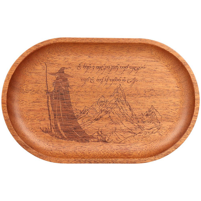 Bandejas de madera de caoba Pulsar Shire x LoTR - Gandalf / 10.8" x 6.9"