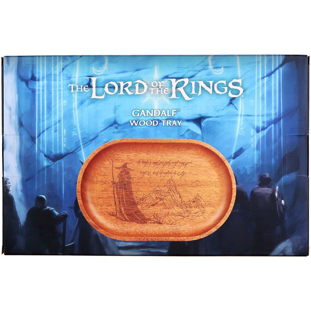 Bandejas de madera de caoba Pulsar Shire x LoTR - Gandalf / 10.8" x 6.9"