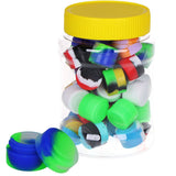 40CT JAR - Classic Swirl Silicone Container - 2ml / Assorted Colors