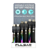 24PC DISP - Pulsar Variable Voltage Pen Batteries - Asst mAh