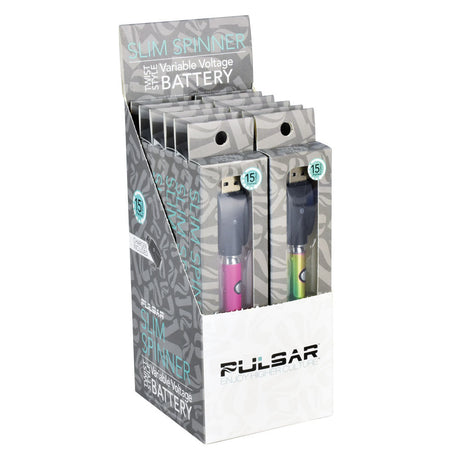 12 件顯示器 - Pulsar Slim Spinner VV 電池 - 400mAh/綜合