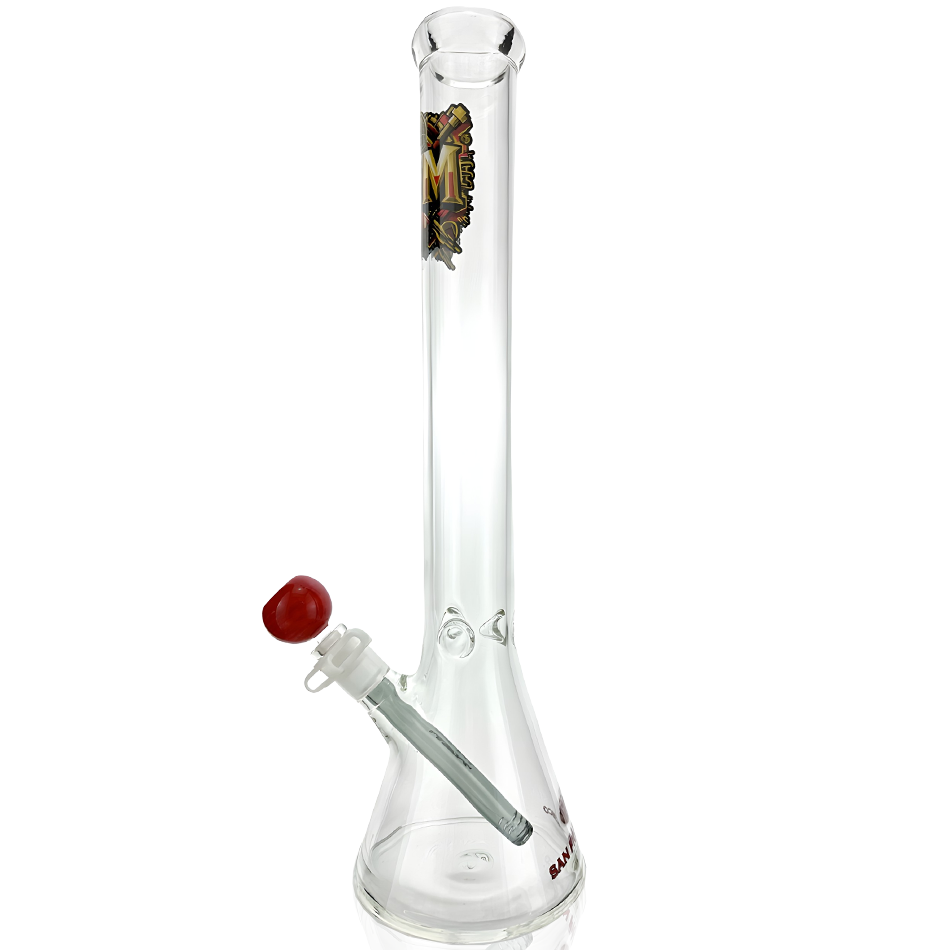 18" San Fran 5mm Beaker Bong Bundle