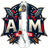 18″ Atlanta Football 5mm Beaker Bong Bundle