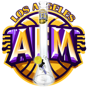 18" Los Angeles 5mm Beaker Bong Bundle