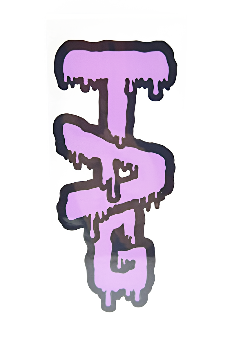 TAG - Wavy Label Sticker 3.50" x 2.00"