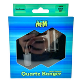 AFM Sunflower Quartz Dab Banger – 25mm Flat-Top Premium Quartz Nail for Concentrates