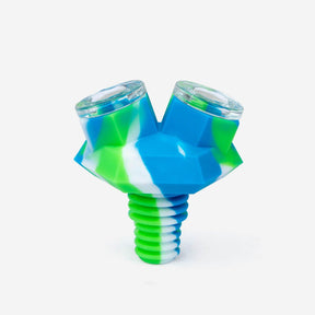 Cazoleta de silicona para bong, doble cuenco