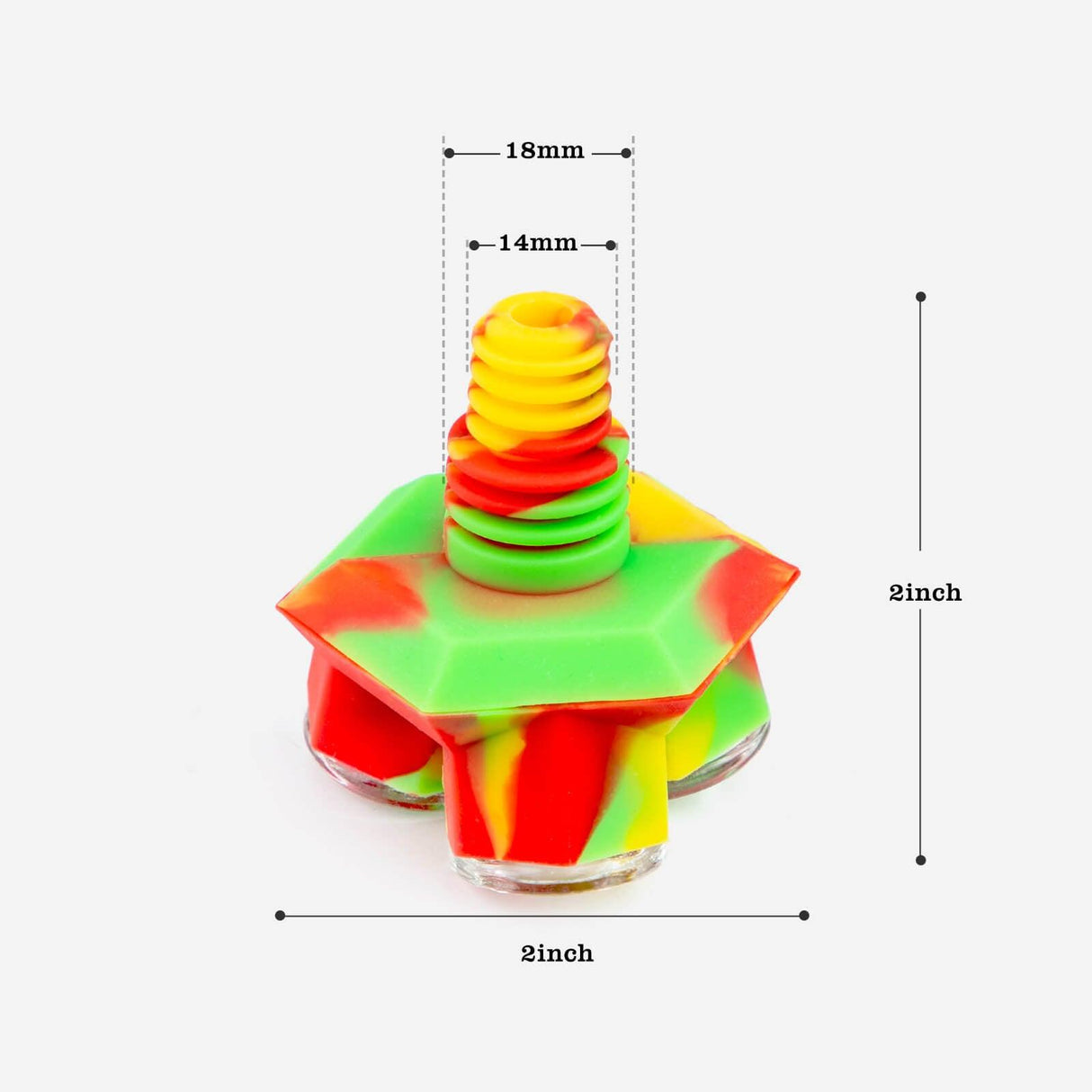 Silicone Bong Bowl Triplets