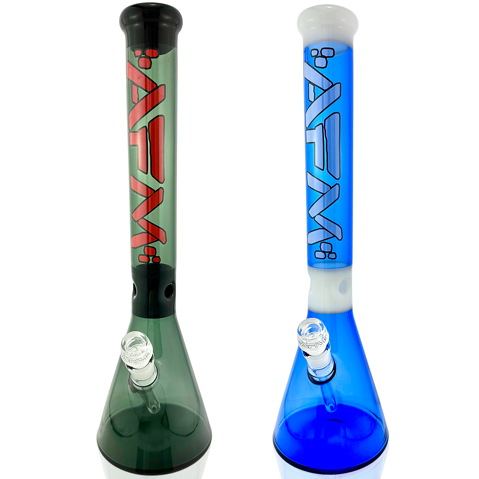 18" AFM Pulsar Color Glass Beaker Bong