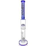 AFM 19″ Double Hitter Reversal Straight Tube Bong
