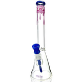 18" AFM Drippy Clear 9mm Glass Beaker Bong Bundle Set