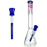 18" AFM Drippy Clear 9mm Glass Beaker Bong Bundle Set