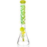 18" AFM Phoenix 9mm Clear Glass Beaker Bong Bundle Set