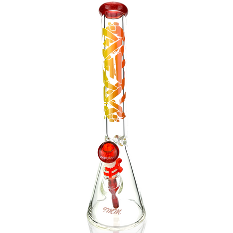 18" AFM Phoenix 9mm Clear Glass Beaker Bong Bundle Set