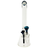 18" x 9mm color top beaker Bong bent neck + Ash Catcher Combo