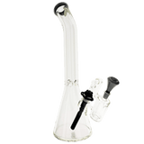 18" x 9mm color top beaker Bong bent neck + Ash Catcher Combo