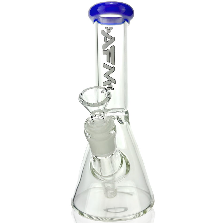 8″ AFM Colored Lip Clear Mini Beaker