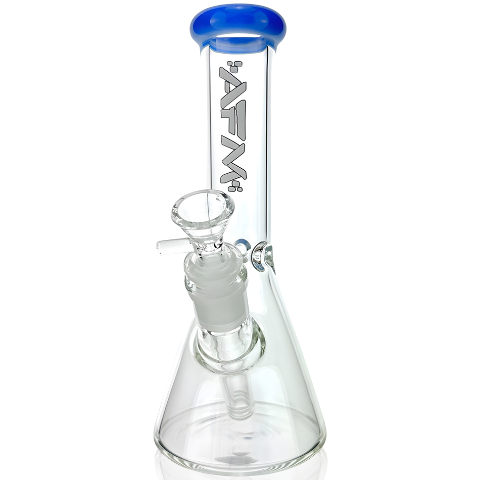 8″ AFM Colored Lip Clear Mini Beaker