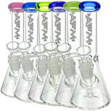 8″ AFM Colored Lip Clear Mini Beaker