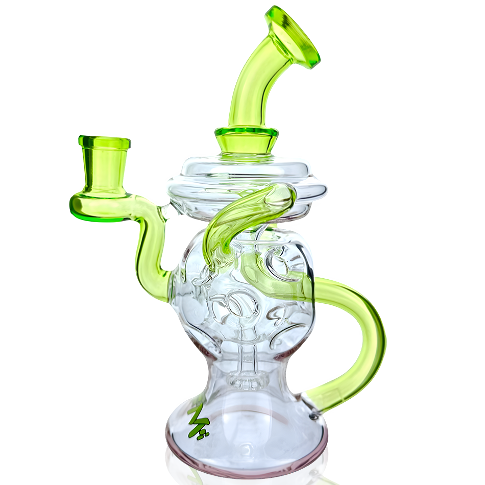 AFM 7.5″ Swiss Double Color Recycler Dab Rig