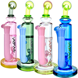 10" AFM Glass Bilbao Colored Glass Recycler Dab Rig