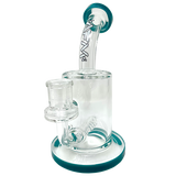 7.5"  AFM Clear Glass Inline Perc Dab Rig