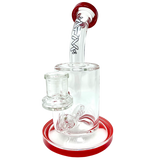 7.5"  AFM Clear Glass Inline Perc Dab Rig