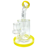 7.5"  AFM Clear Glass Inline Perc Dab Rig
