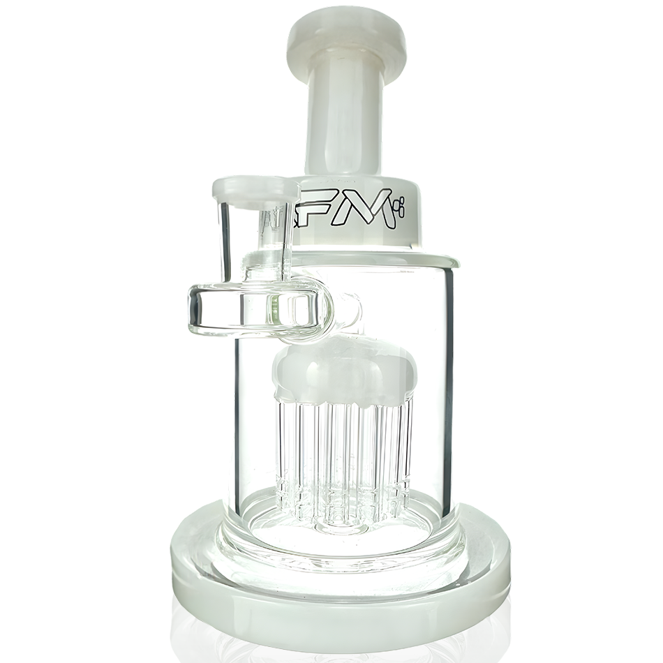 7" AFM Eight Arm Perc Tank Glass Dab Rig + Banger Boxed Set