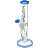 8″ AFM Colored Lip Clear Mini Straight Tube Beaker