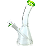 8″ AFM Colored Lip Bent Neck Mini Beaker