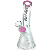 8″ AFM Colored Lip Bent Neck Mini Beaker