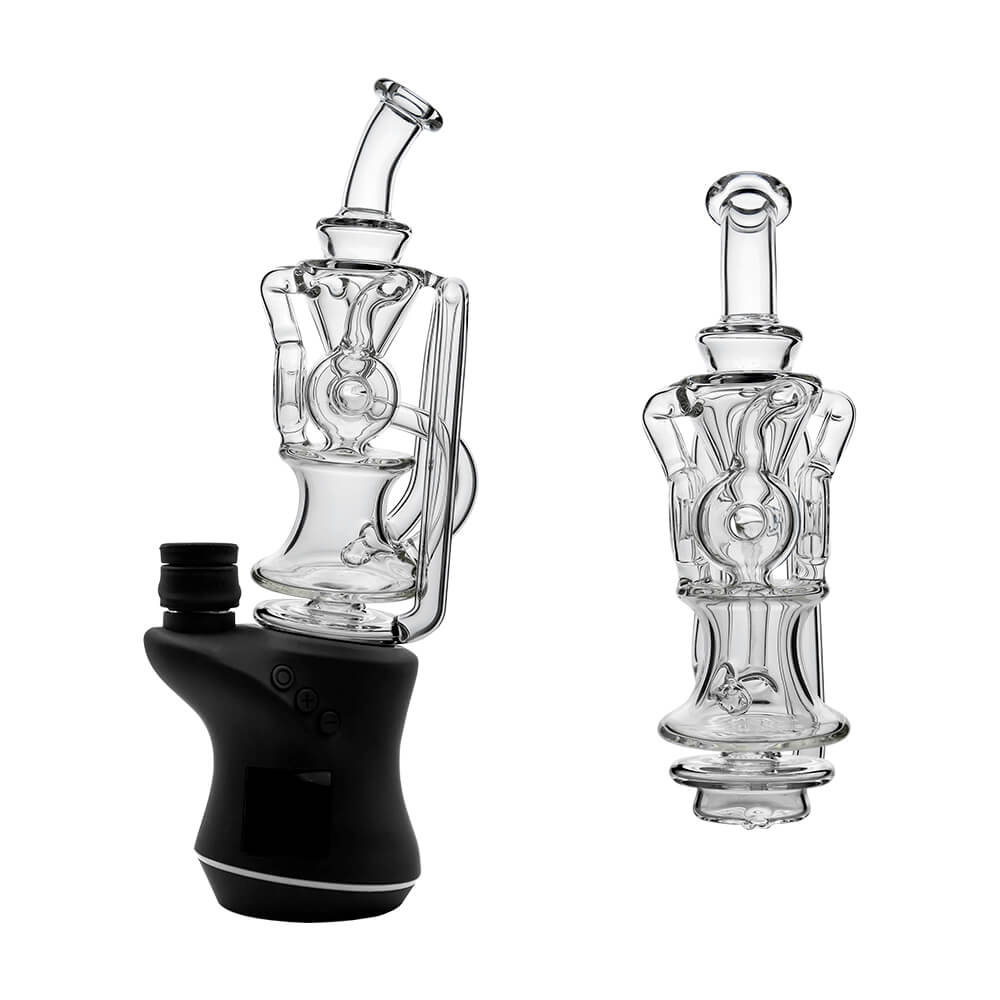 Triple Donut Recycler Glass Attachment for Focus V Carta | Calibear