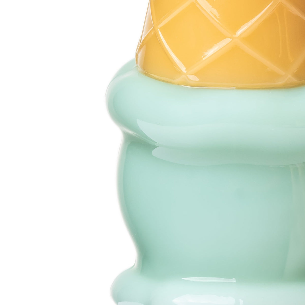 Ice Cream Peak Borosilicate Glass Top – 4.8″