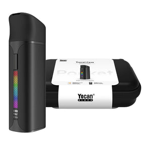 Yocan Black Pocket Mini Concentrate Vaporizer w/ Travel Case - 1300mAh / Black