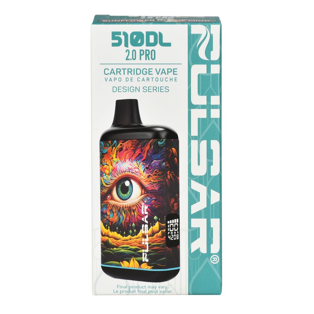 10CT DISPLAY - Pulsar 510 DL 2.0 PRO Design Series VV Vape Bar - 1000mAh / Assorted Designs