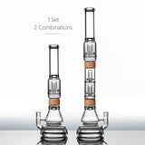 23" Voyager + Dual Perc Bong