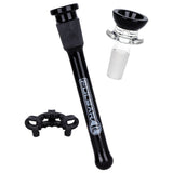 Pulsar Flared Straight Tube Glass Water Pipe w/ Ice Restriction - 9.75" / 14mm F
