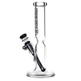 Pulsar Flared Straight Tube Glass Water Pipe w/ Ice Restriction - 9.75" / 14mm F