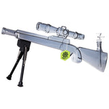 SeshGear Sniper Rifle 電鍍玻璃水煙壺（附底座）- 19.75 英寸 / 14mm 母頭 / 透明、煙灰色、彩虹色