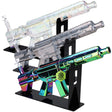SeshGear M4 Carbine Machine Gun Glass Water Pipe w/ Stand - 20.25" / 14mm F / Colors Vary