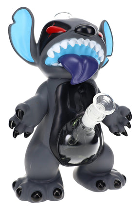 Glass & Plastic Creepy Creature Bong “Critter Creep” – 12″ – Assorted Colors