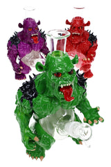 Glass & Plastic Monster Bong “Beast Mode” – 10½″ – Assorted Colors