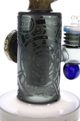 Bong de vidrio alienígena de piedra esmerilada "Visitante antiguo" – 11″ – Surtido